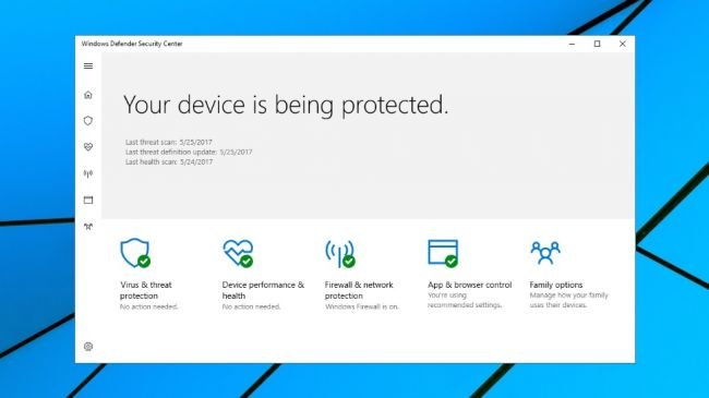 5. Windows Defender