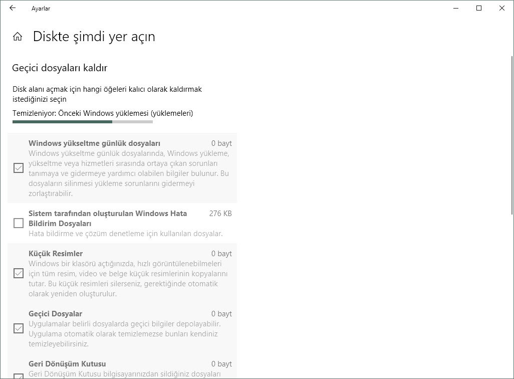 Windows'u Yeni Disk Temizleme Aracıyla Temizleyin!