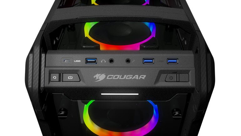 Cougar'dan Göz Alıcı RGB Kasa: Panzer EVO RGB