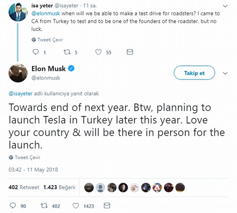 Tesla, Türkiye'ye Gelecek mi? Musk Cevapladı!