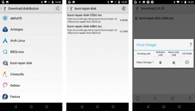 Telefonu Ön Yükleme Ortamına Dönüştürme