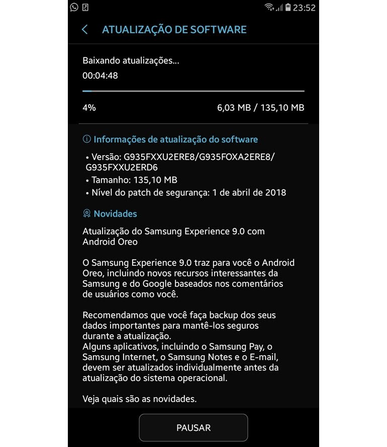 Galaxy S7 Oreo Güncellemesi Devam Ediyor
