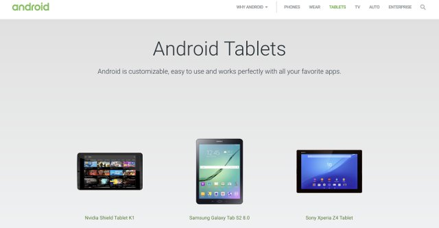 Google'ın Tablet Bölümü Bir Anlığına Kayboldu!