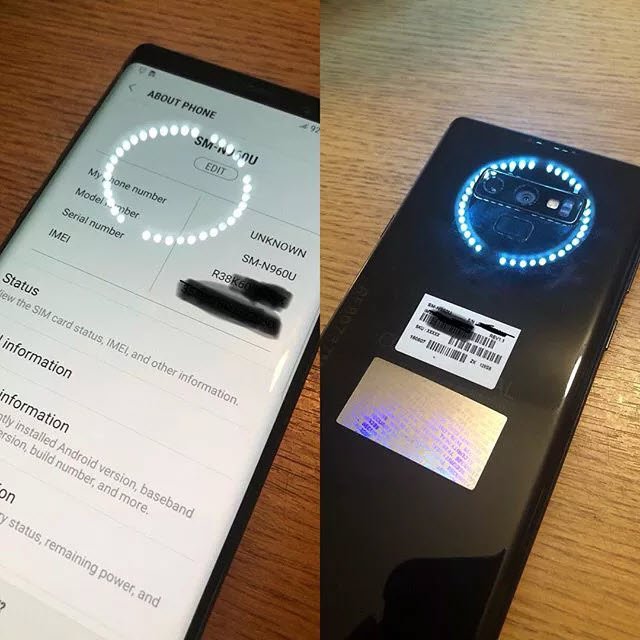 Galaxy Note 9'un Çift Diyaframlı Kamerası Sızdı!