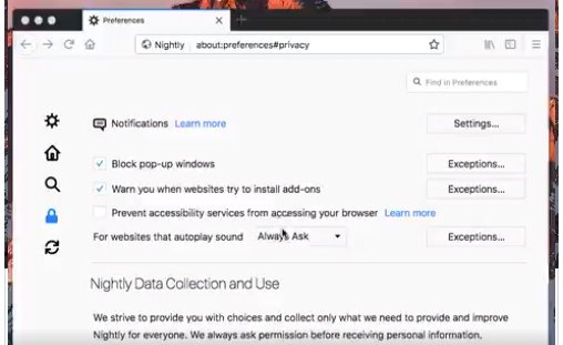 Firefox da Otomatik Videoları Susturacak