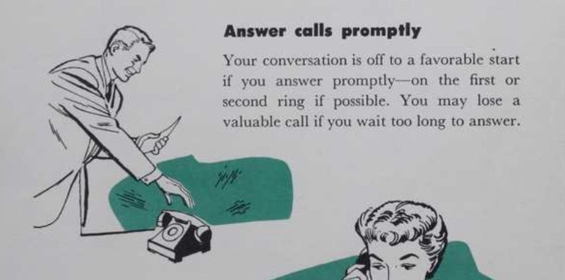 1950'lerin Telefon Görgü Kuralları!