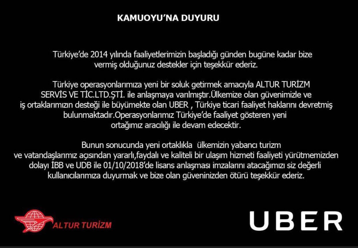 Özel Haber: Uber'in Türkiye Bilmecesi!