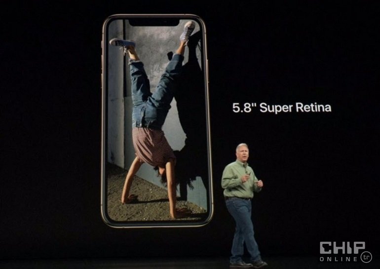 Tasarım iPhone X'ten farklı değil