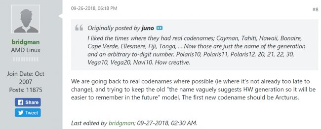 AMD'nin Gelecek Mimarisinin Kod Adı Arcturus