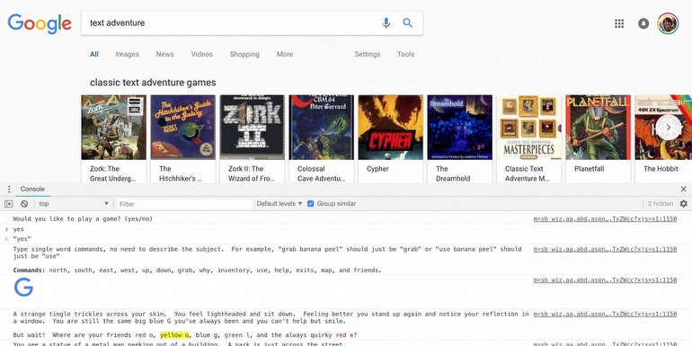Google Arama'da Gizli Bir Oyun Bulundu