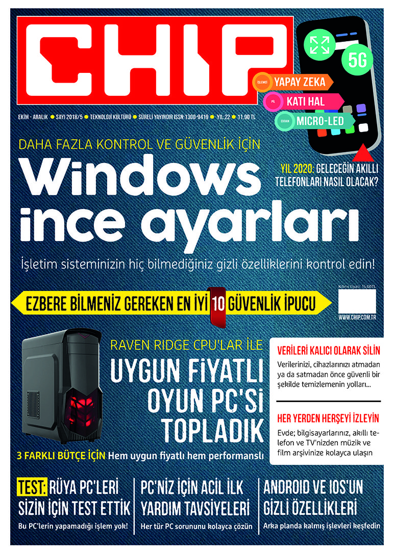 CHIP Ekim/Kasım/Aralık 2018