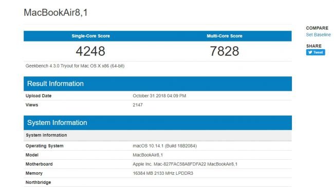 Apple MacBook Air Benchmark Sonuçları Belli Oldu