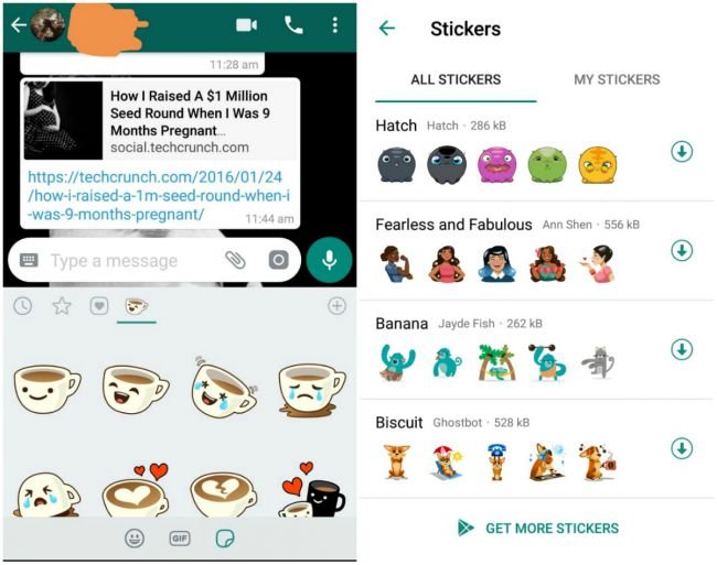 WhatsApp'ın Sticker Desteği Hazır