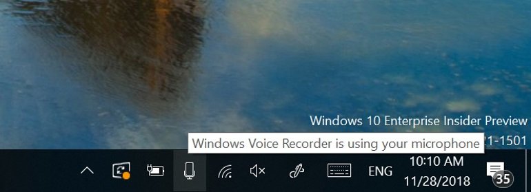 Windows, Sizi Dinleyen Uygulamaları Söyleyecek