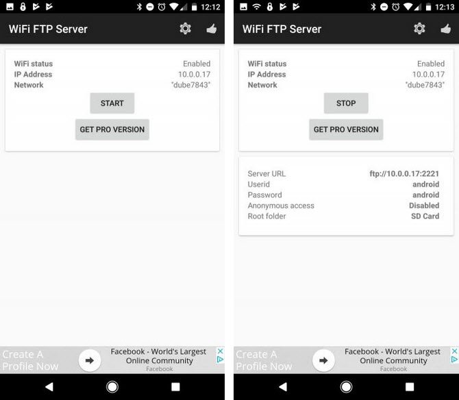 4. WiFi FTP Server: Kablosuz Dosya Kopyalama
