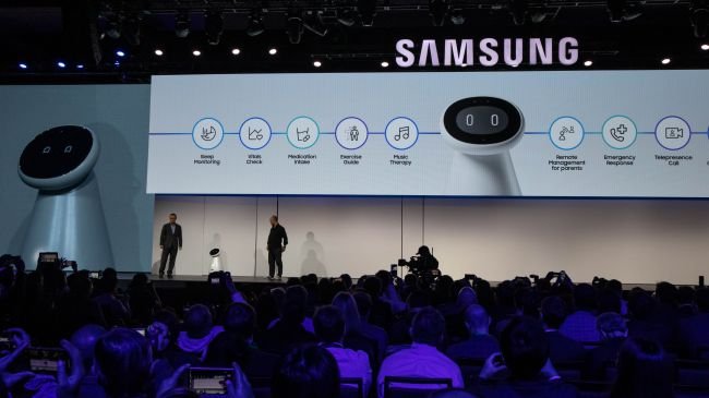 Samsung, CES'e Robot Çıkarması Yaptı