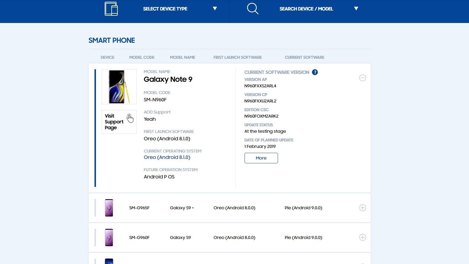 Galaxy Note 9'un Pie Güncellemesi Gecikebilir