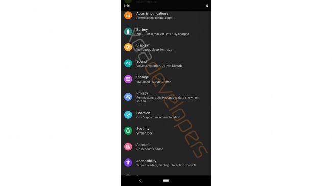 Android Q'dan İlk Büyük Sızıntı