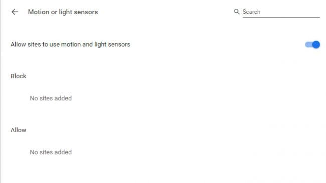 Chrome, Sensörlere Ulaşmayı Zorlaştıracak