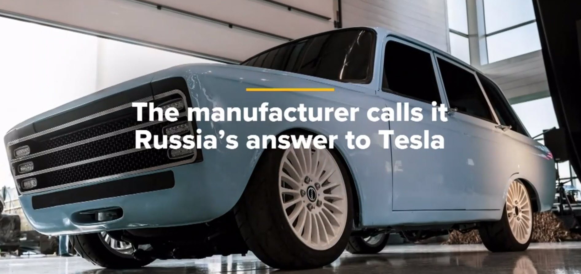 Rusya'dan Tesla'ya Rakip Elektrikli Otomobil