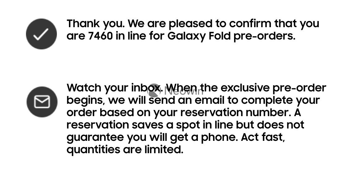 Galaxy Fold'un Rezervasyonları Durduruldu