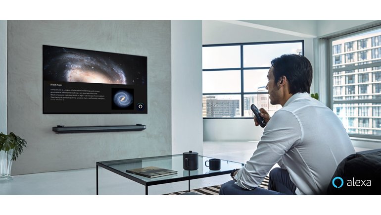 LG 2019 AI ThinQ TV'lerde Amazon Alexa Desteği