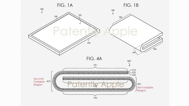 Galaxy Fold Gibi Bir Apple Patenti