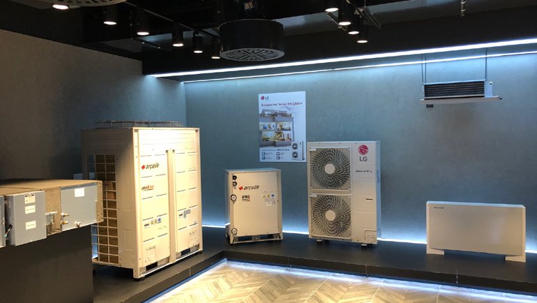 LG-Arçelik Showroom'u Ticari Klimaların Merkezi