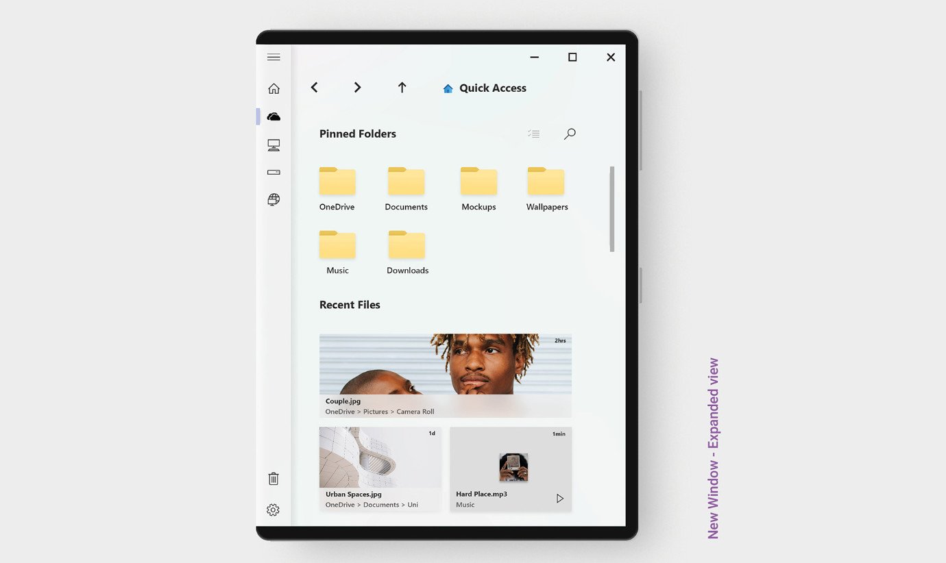 Geleceğin Windows Dosya Gezgini Konsepti!