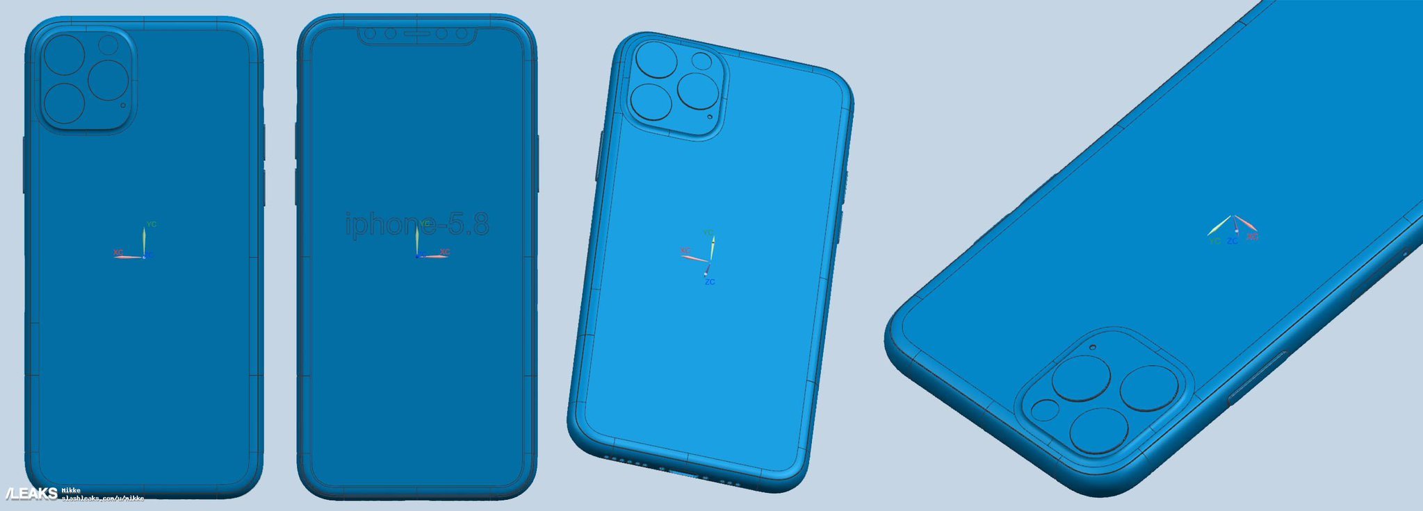 iPhone 11 Serisi CAD Çizimleriyle Göründü