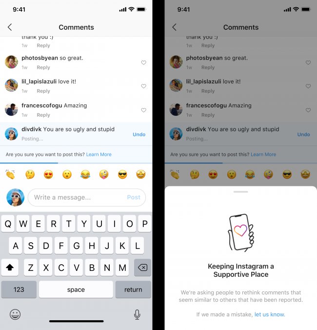 Instagram'dan Zorbalığa Karşı Yeni Araçlar