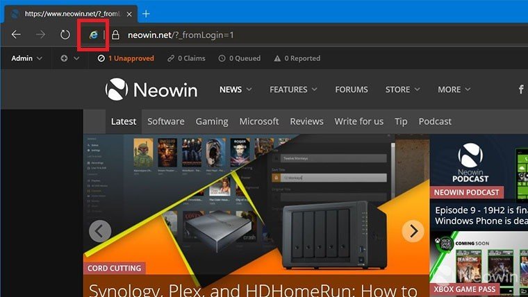IE Modu, Microsoft Edge'de Çalışır Hale Geldi