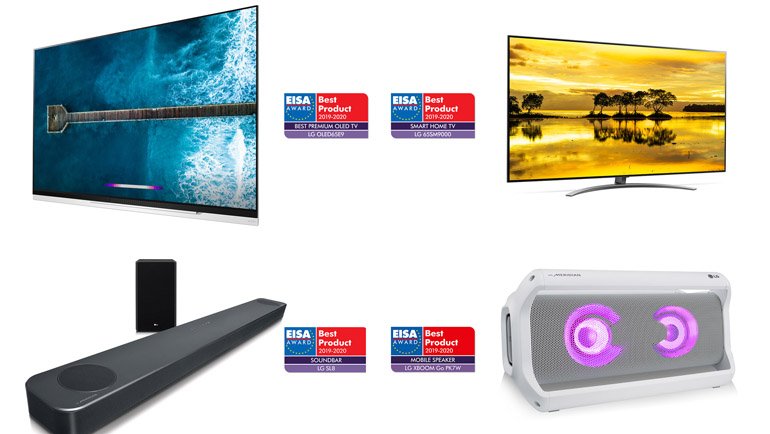 LG'nin AI TV ve Ses Ürünleri EISA Ödülleri'nde!