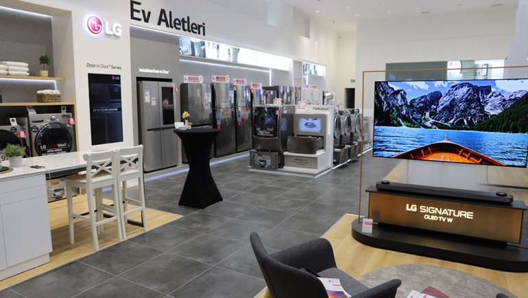 Tüm Yenilikler Türkiye'nin En Büyük LG Brand Shop'unda