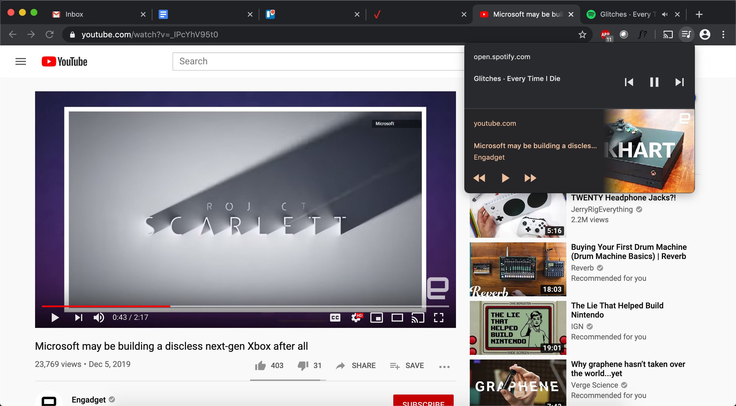 Chrome 79'dan Yeni Medya Kontrol Düğmesi