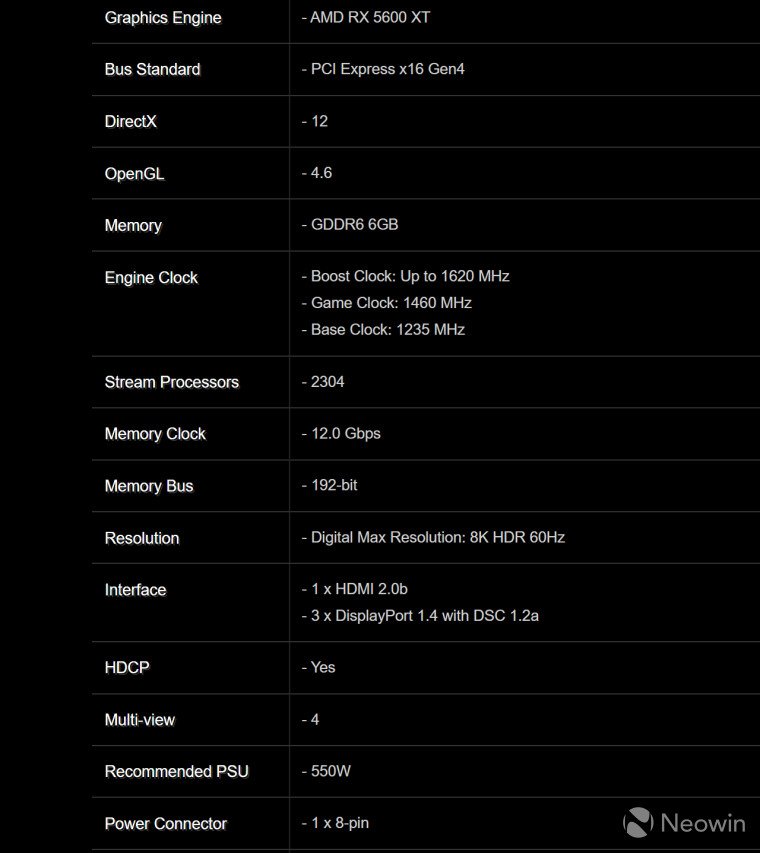 Radeon RX 5600 XT Bir Kez Daha Sızdı