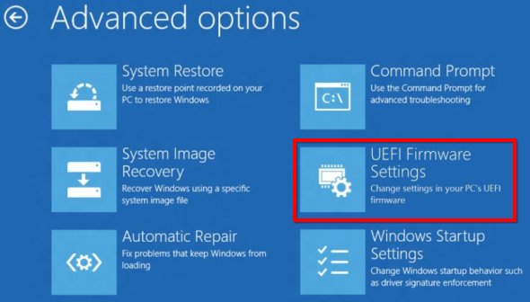 Windows 8'de UEFI BIOS'a Ulaşma