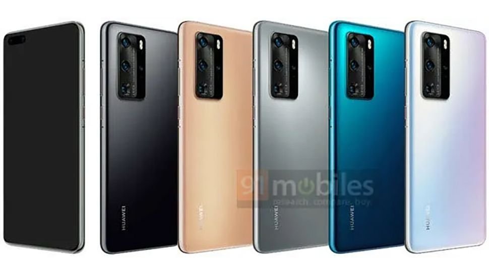 Huawei P40'in Tasarımı ve Renkleri Sızdı
