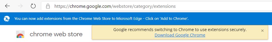 Google, Microsoft Edge Kullananları Korkutmaya Çalışıyor
