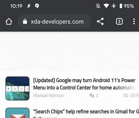 Chrome'a Android'de Paylaş Düğmesi Geliyor