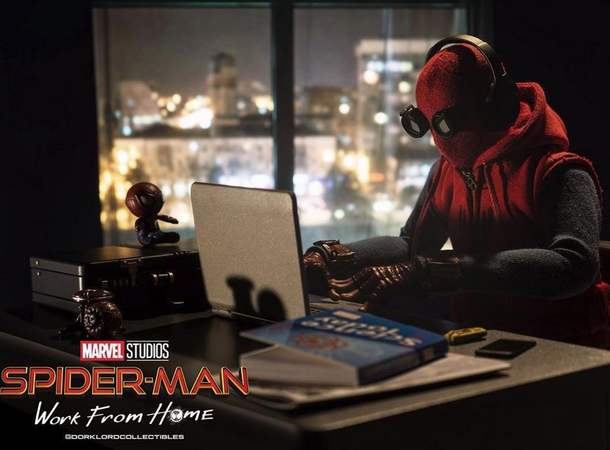 Spider-Man (Örümcek Adam), Corona'ya Karşı Bir Süre Evden Çalışacak
