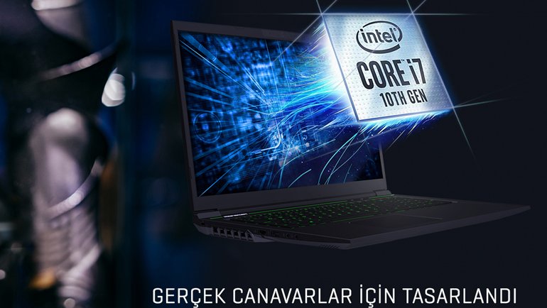 Intel 10. nesil işlemcili Monster Notebook'lar Satışa Çıkıyor