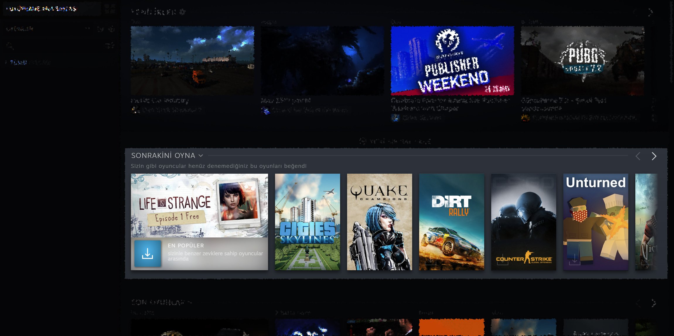 Şimdi Hangi Oyunu Oynayalım? Bırakın, sizin Yerinize Steam Karar Versin
