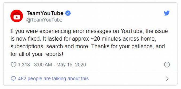 YouTube'un, Hafta İçinde Yaşadığı Erişim Sorunun Detayları Belli Oldu