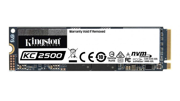 Kingston, 2TB Kapasiteli KC2500 NVMe PCIe SSD'sini Piyasaya Sürüyor