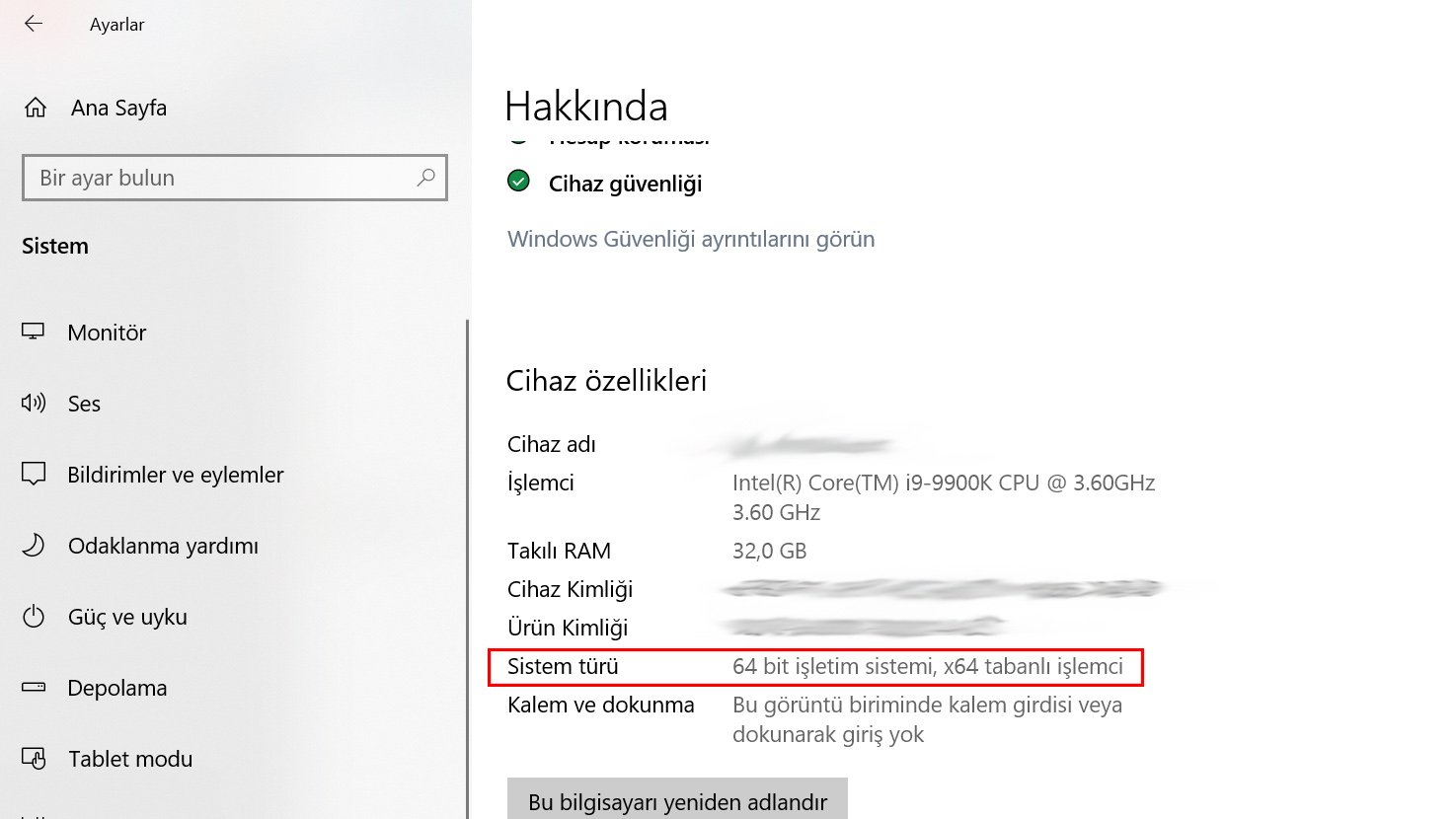 32-Bit Windows 10 mu, 64-Bit Windows 10 mu? Hangisini Seçmeli?
