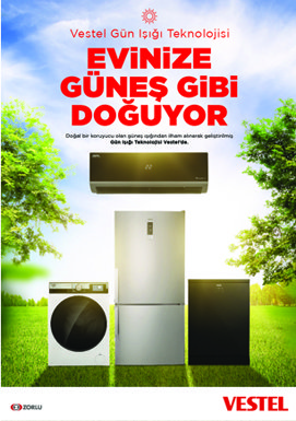 Vestel Gün Işığı Teknolojisi'ne Sahip Ev Ürünlerini Tanıttı!