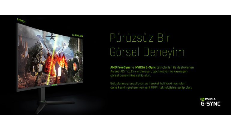 Monster Notebook'tan Canavar gibi Monitör: Aryond!