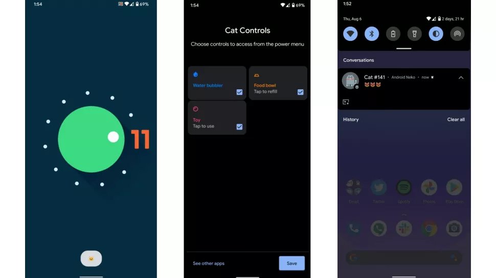 Android 11'in Bol Kedili 