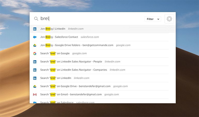 1. Command E (Windows, macOS)